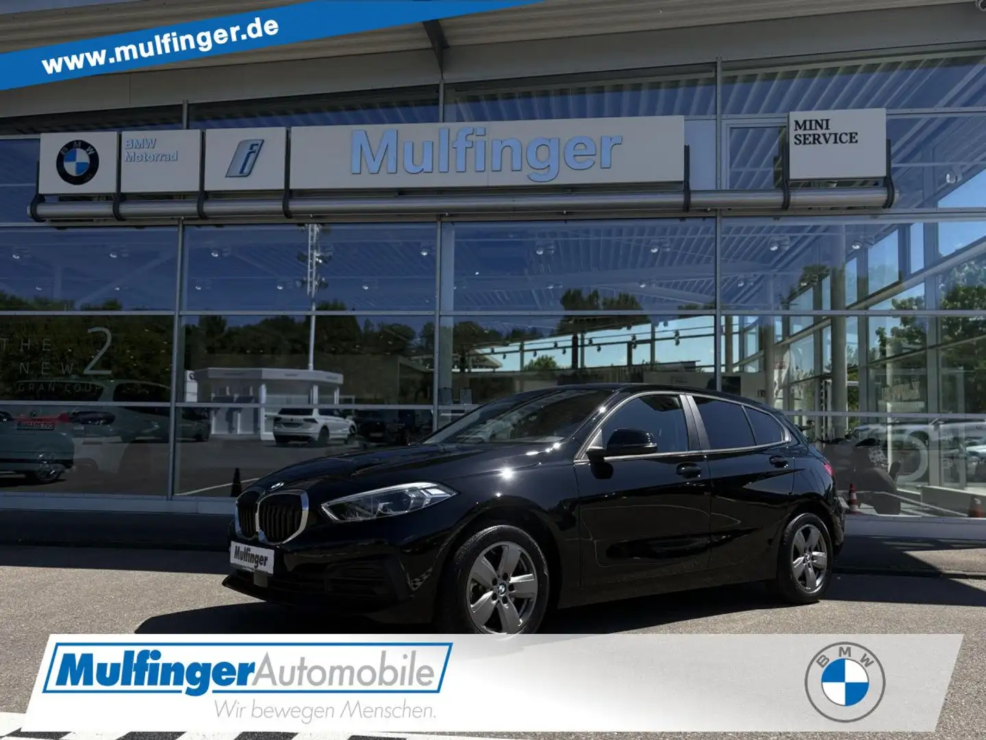 BMW 118 i Advantage PanoDach DAB LED LiveProf PDC Navi Černá - 1