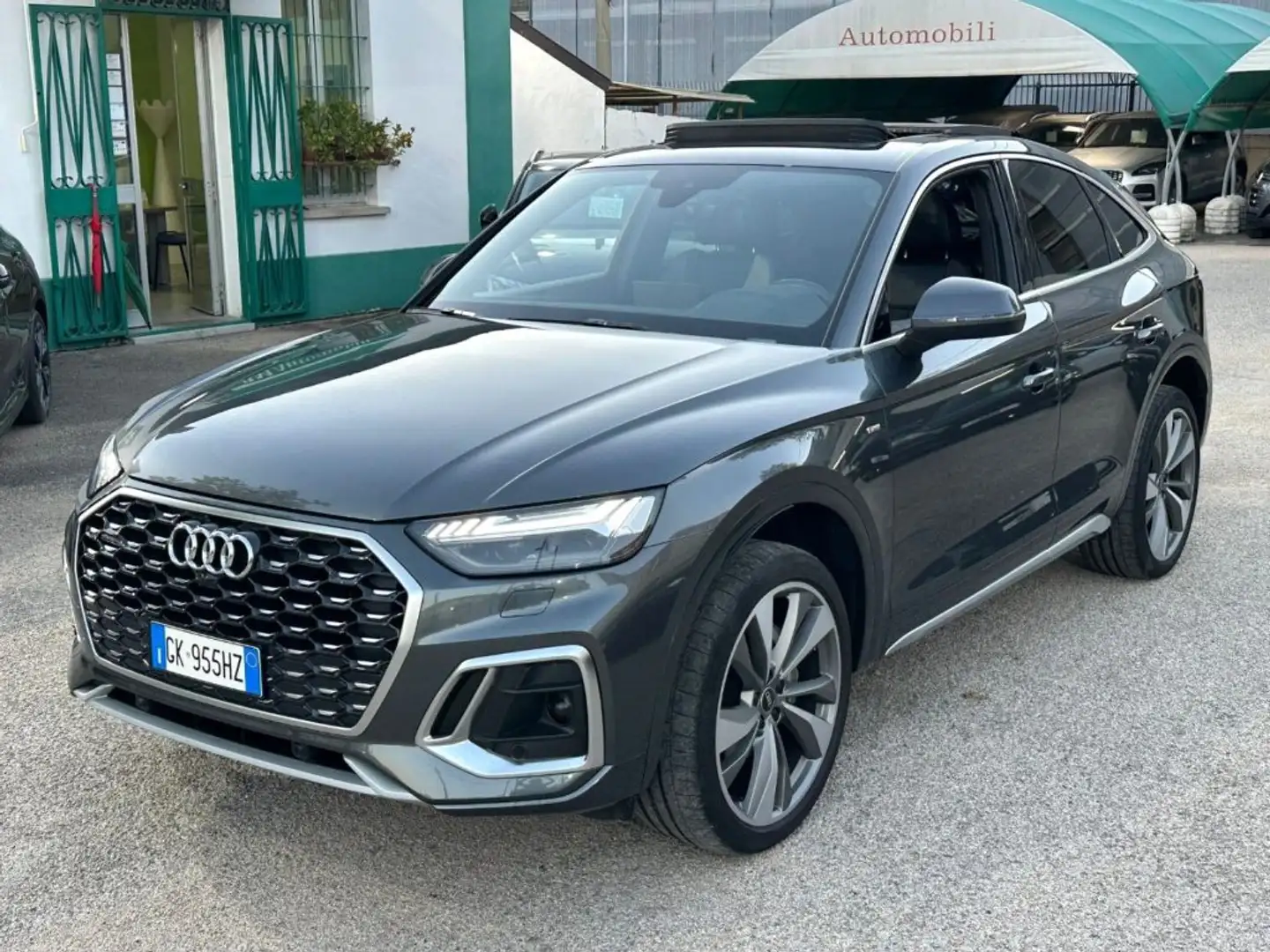 Audi Q5 SPB 40TDI QUATTRO S TRONIC S LINE PLUS TETTO C21 Grigio - 2