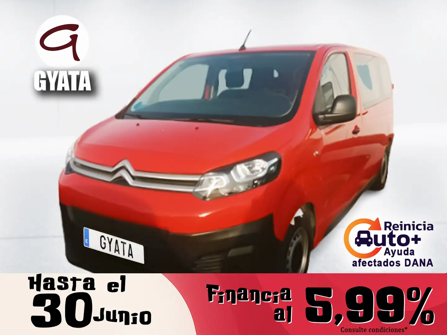 Citroen Jumpy e-Jumpy Combi Talla M Confort 50kWh Rood - 1