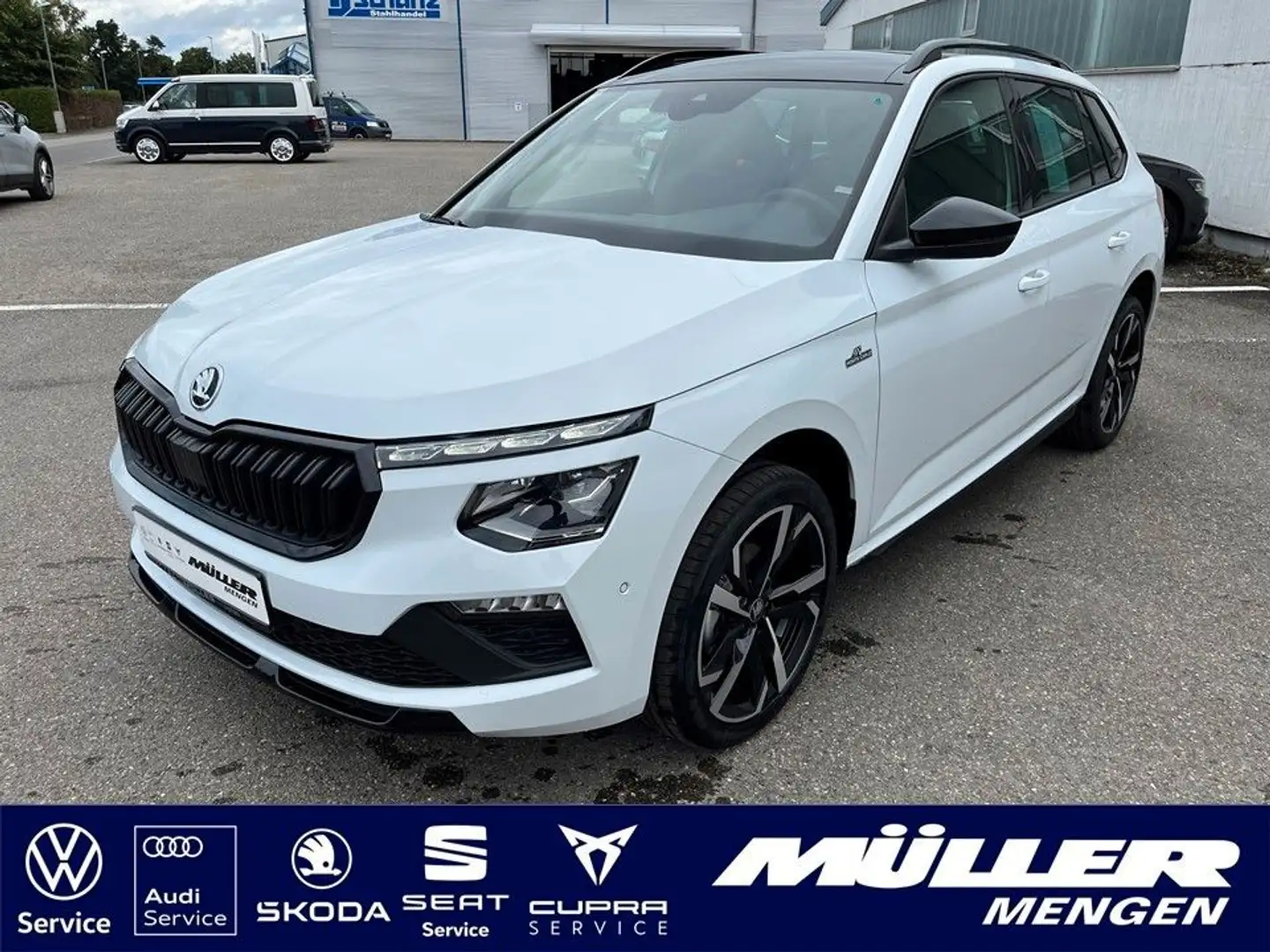 Skoda Kamiq Monte Carlo 1,0 TSI DSG Navi|ACC|AHK|18" Blanc - 1