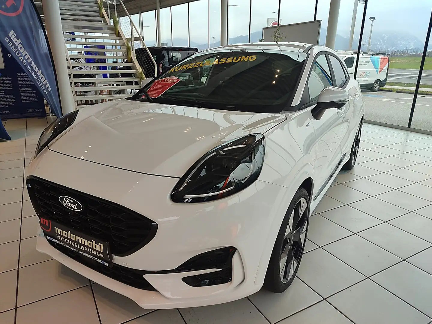 Ford Puma 1,0 EcoBoost Hybrid ST-Line X Weiß - 1