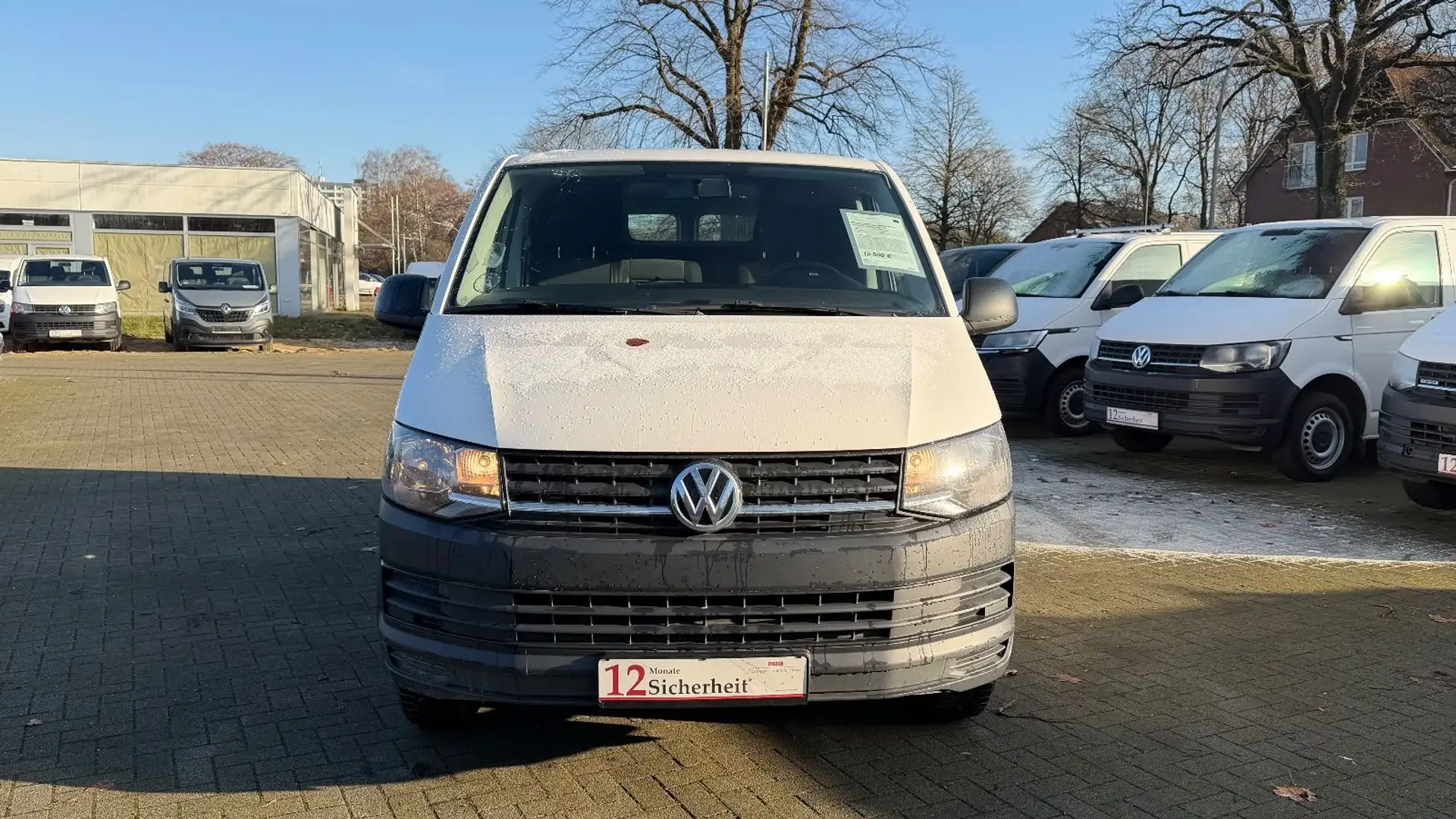 Volkswagen T6 Transporter T6 2.0 TDI TRANSPORTER STANDHZ/KLIMA/SITZHZ/1.HD Weiß - 2