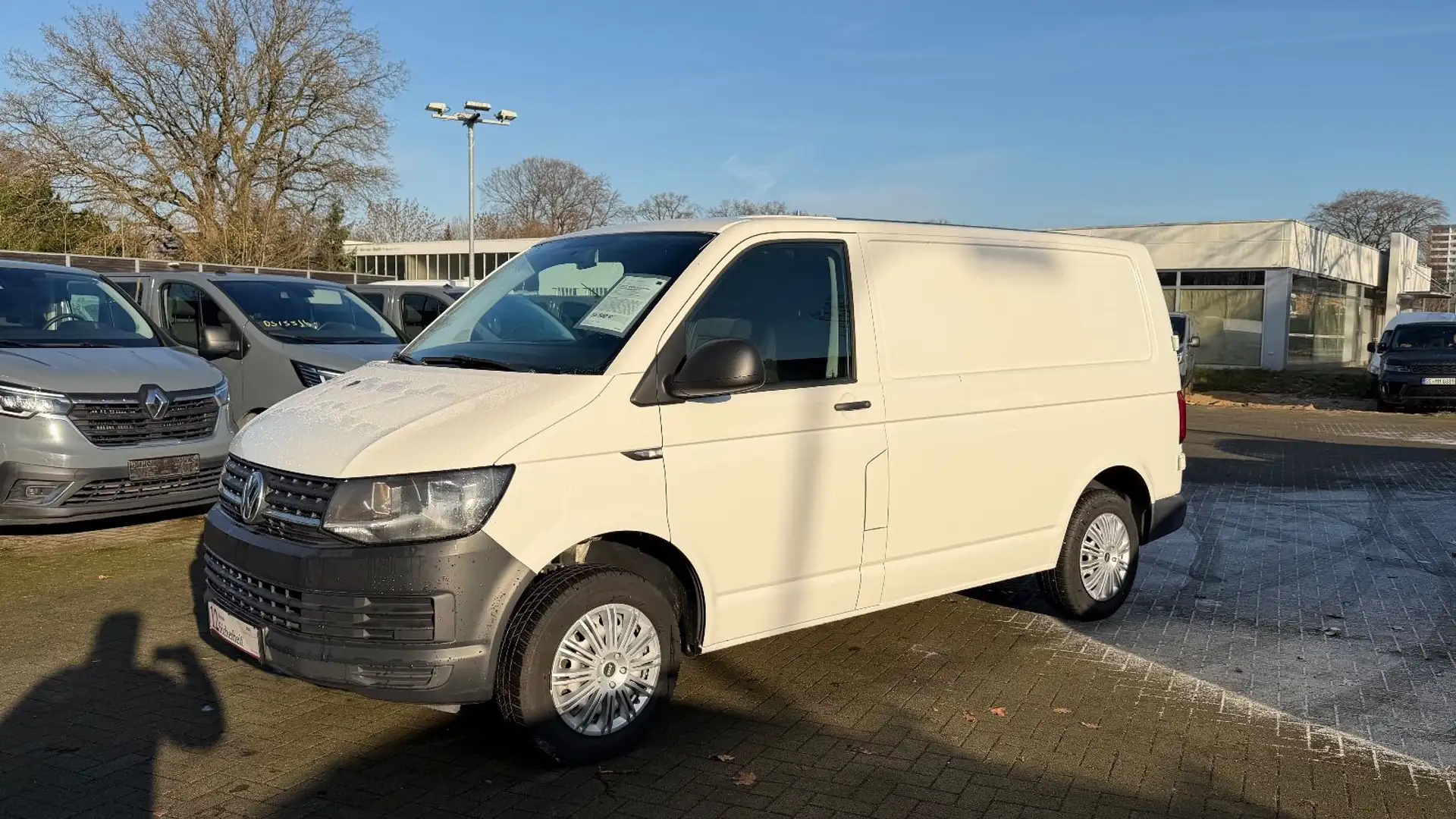 Volkswagen T6 Transporter T6 2.0 TDI TRANSPORTER STANDHZ/KLIMA/SITZHZ/1.HD Weiß - 1