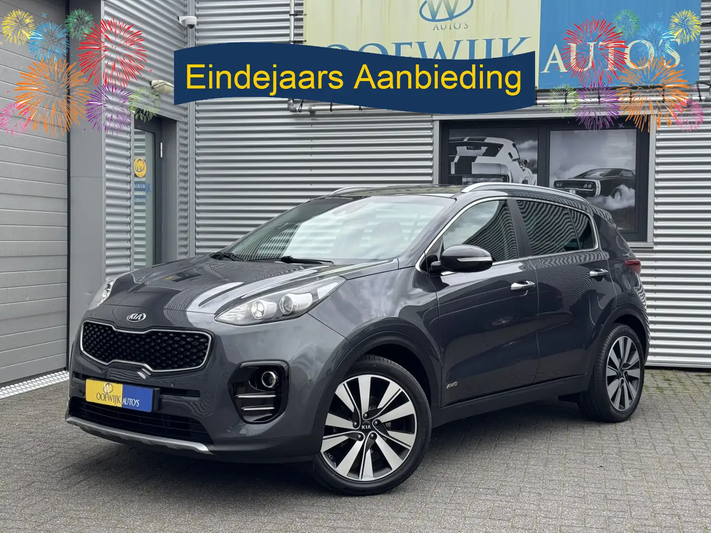Kia Sportage 1.6 T-GDI 4WD DynamicPlusLine Clima Navi Leder JBL Gris - 1