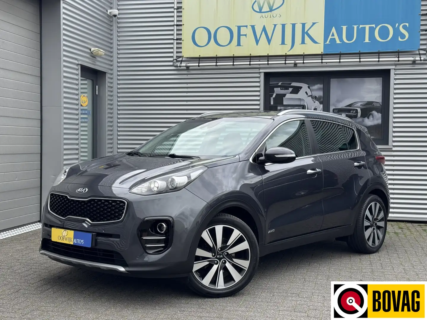 Kia Sportage 1.6 T-GDI 4WD DynamicPlusLine Clima Navi Leder JBL Gris - 1