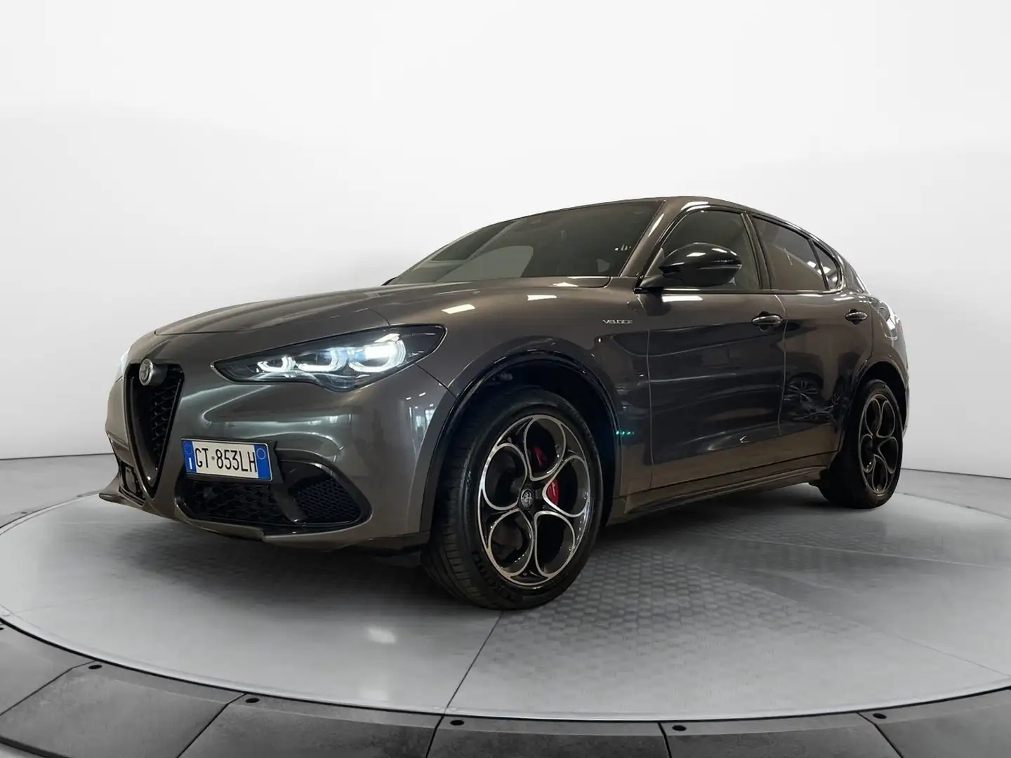 Alfa Romeo Stelvio Stelvio 2.2 Turbodiesel 210 CV AT8 Q4 Veloce Grijs - 1