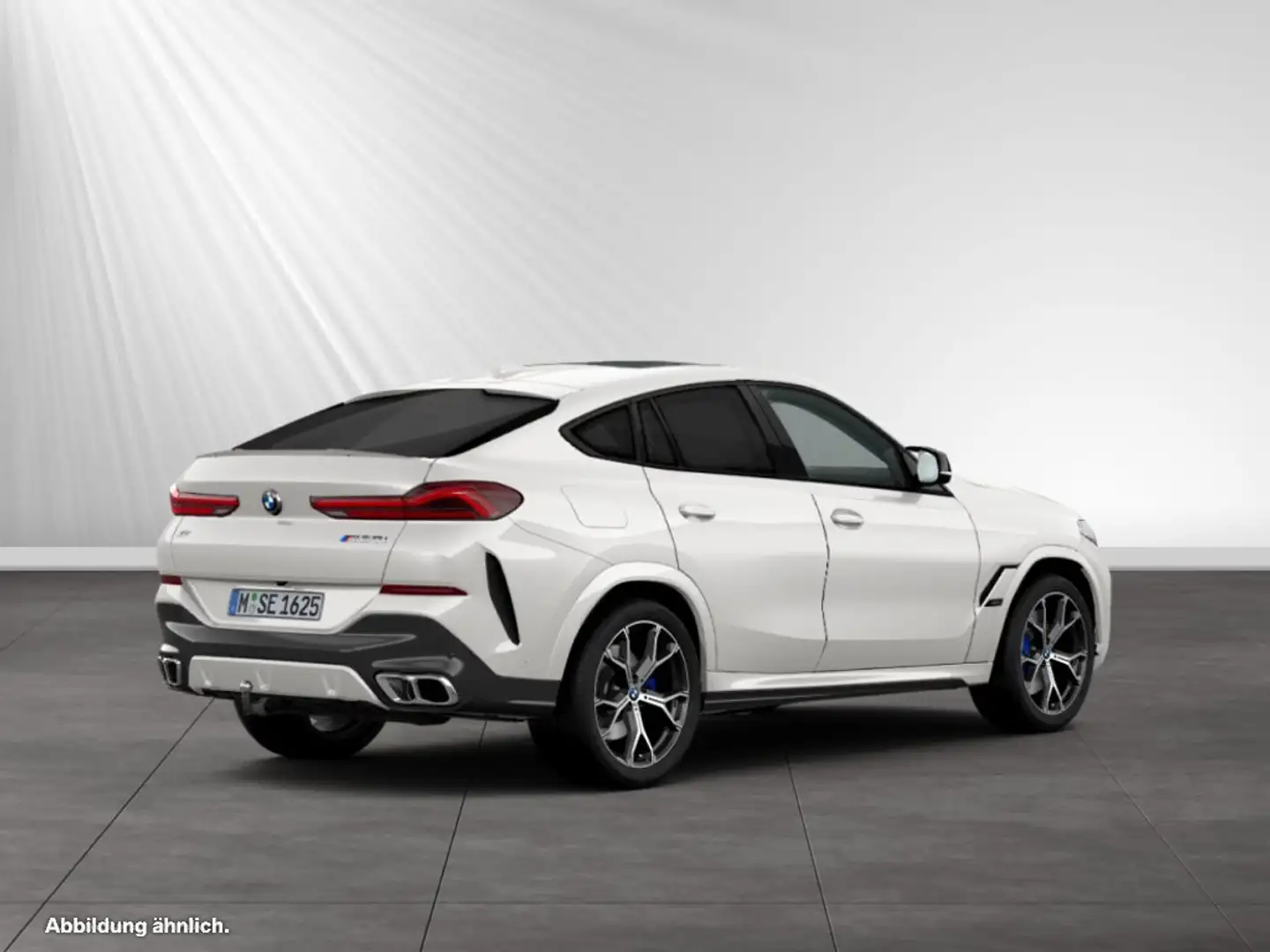 BMW X6 M60i xDrive AHK|Pano|Autobahnass.|Head-Up Weiß - 2