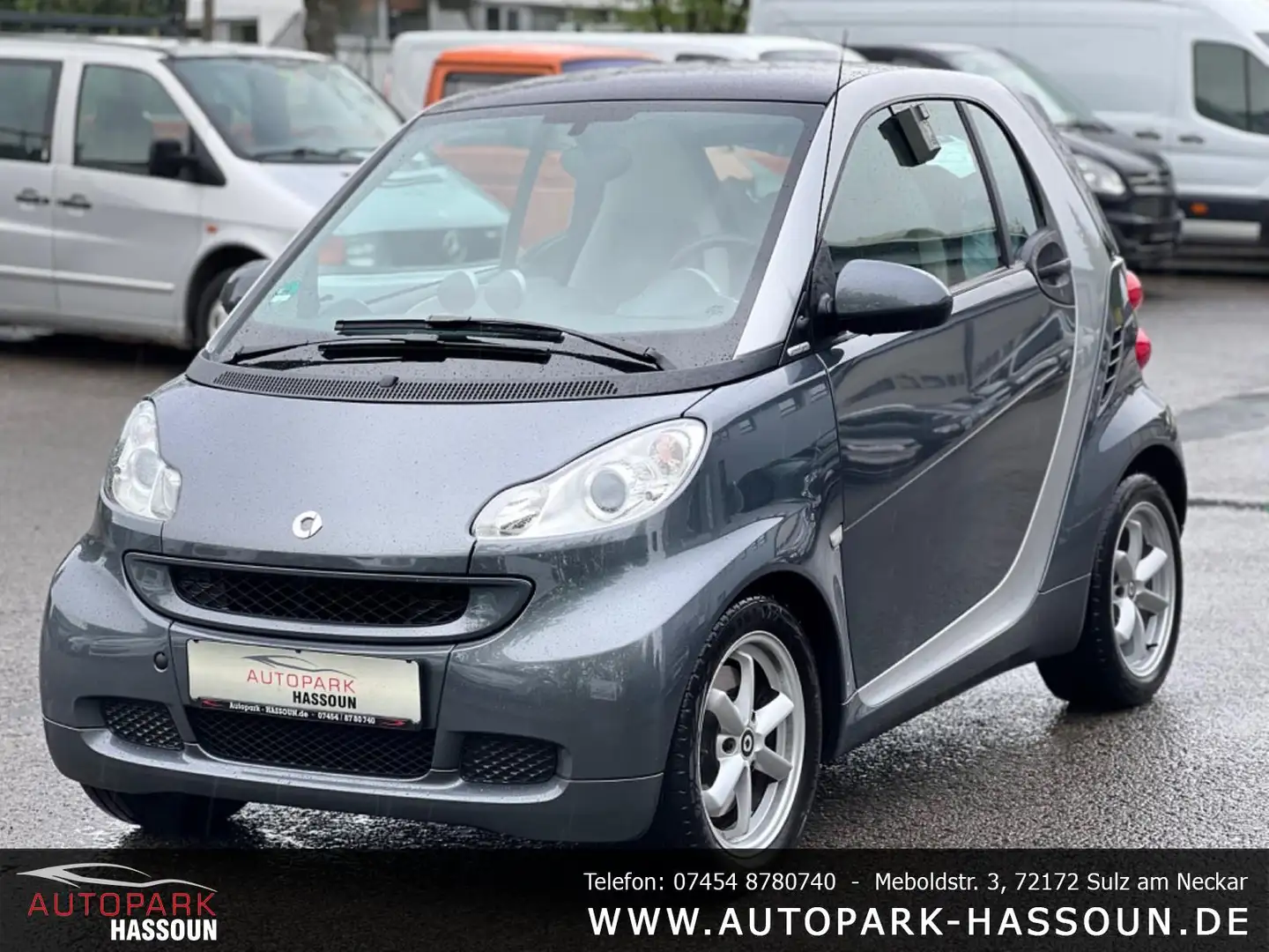 smart forTwo coupe MHD PearlGrey TÜV 12/25 Pano Klima 8-Fach Argent - 1
