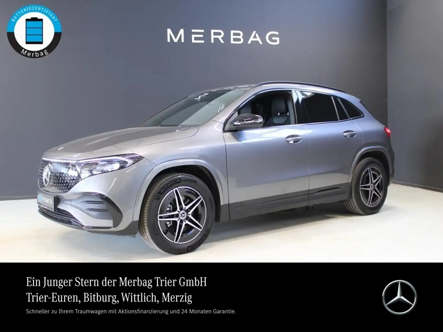 Mercedes-Benz EQA 300 4M *AMG Advanced Night LED Kamera Ambie Grau - 1
