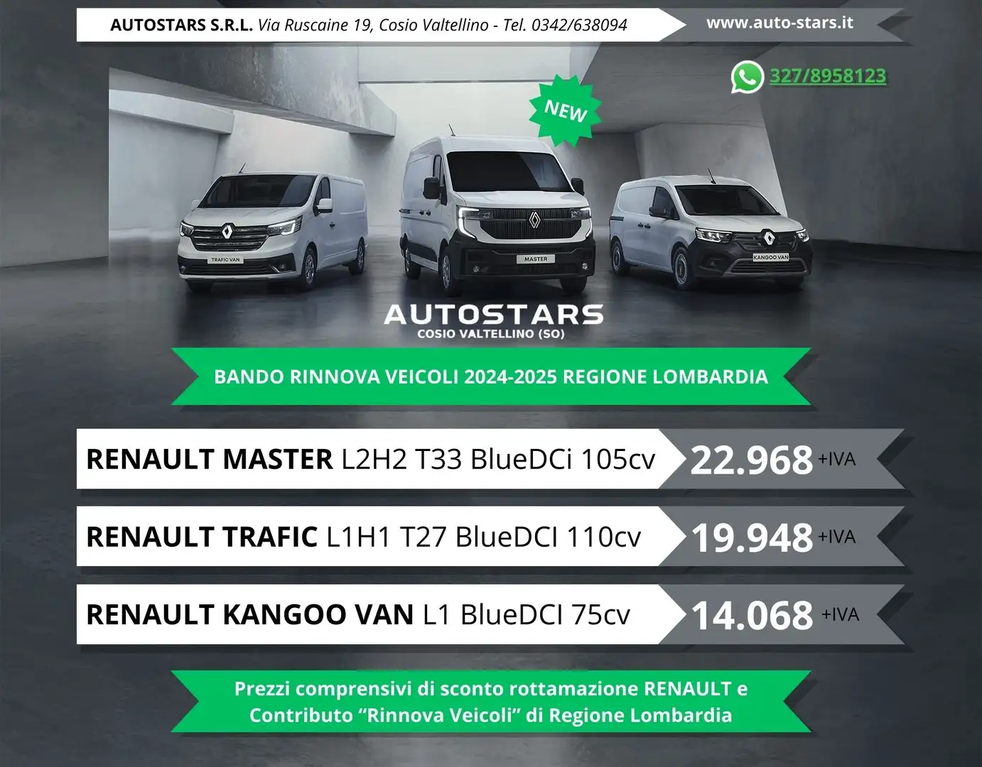 Renault Trafic L1 H1 T27 110cv Bianco - 2