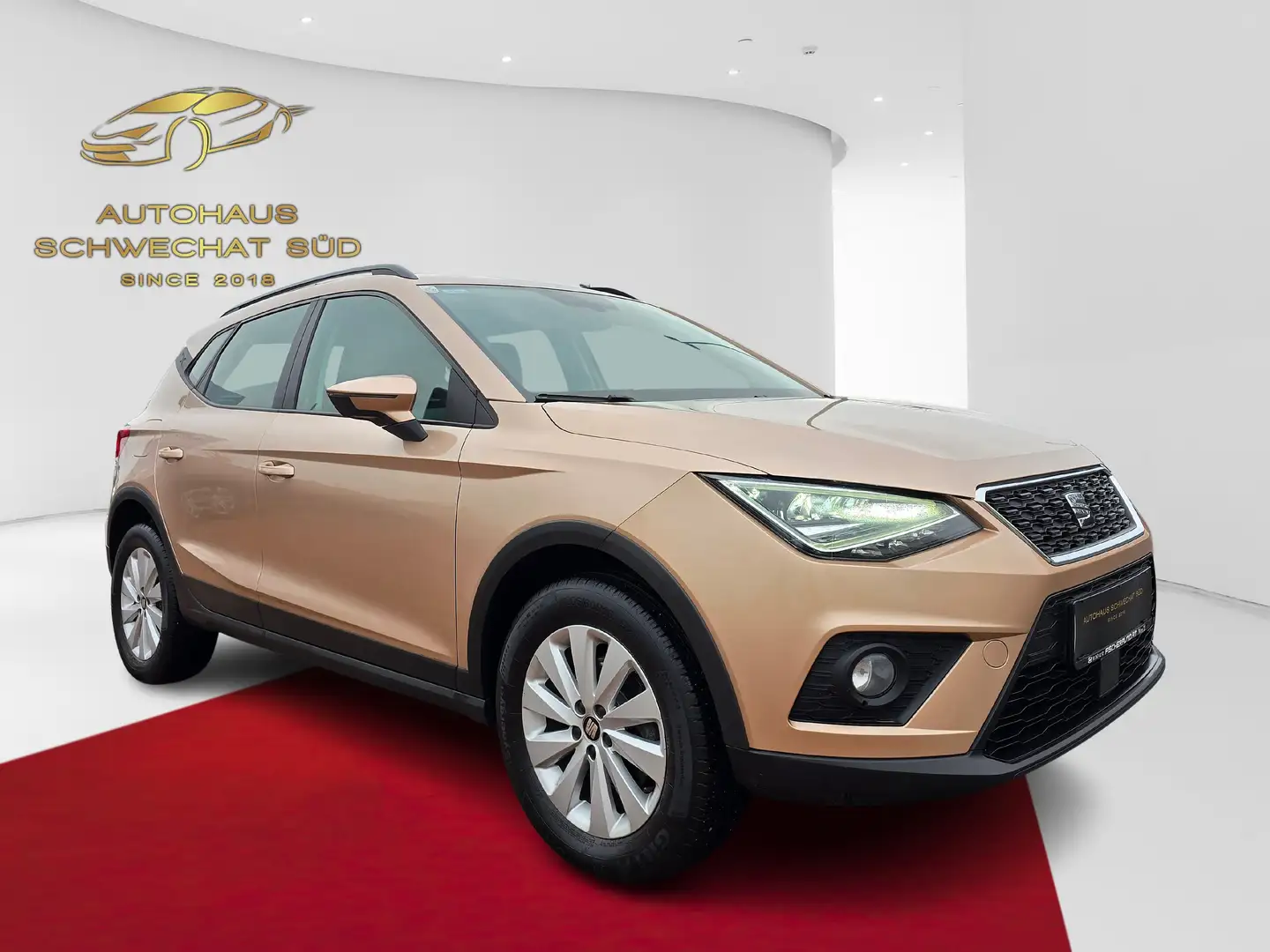 SEAT Arona 1,0 Style DSG // 1.BESITZ // AUTOMATIK // 116PS // Beige - 1