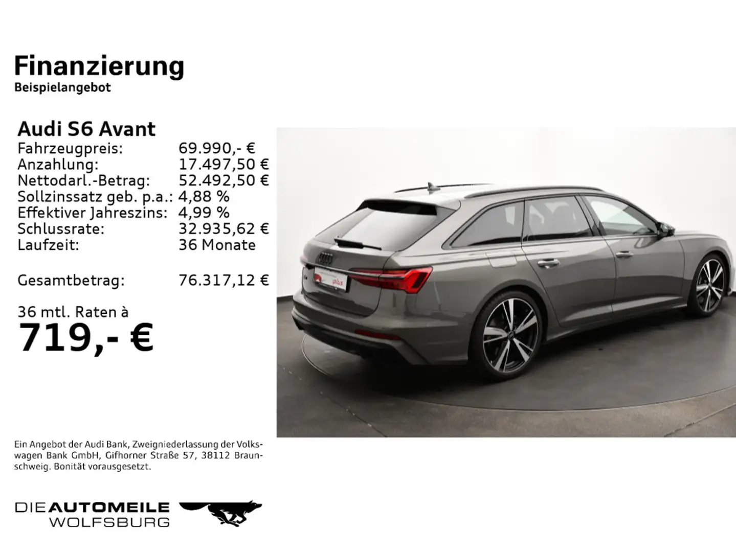 Audi S6 3.0 TDI Tiptronic quattro AHK/Standhzg/ Gri - 2