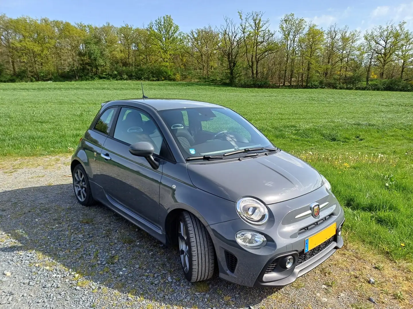 Fiat 500 595 Abarth Gris - 1