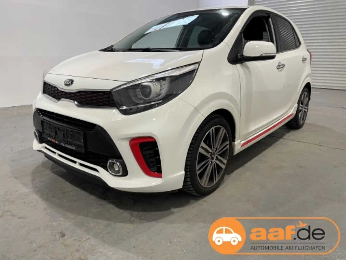 Kia Picanto 1.0 T-GDI GT-Line EU6 Leder Navi Klima PDC Weiß - 1