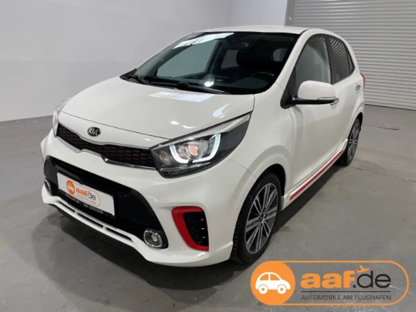 Kia Picanto 1.0 T-GDI GT-Line EU6 Leder Navi Klima PDC Alb - 1