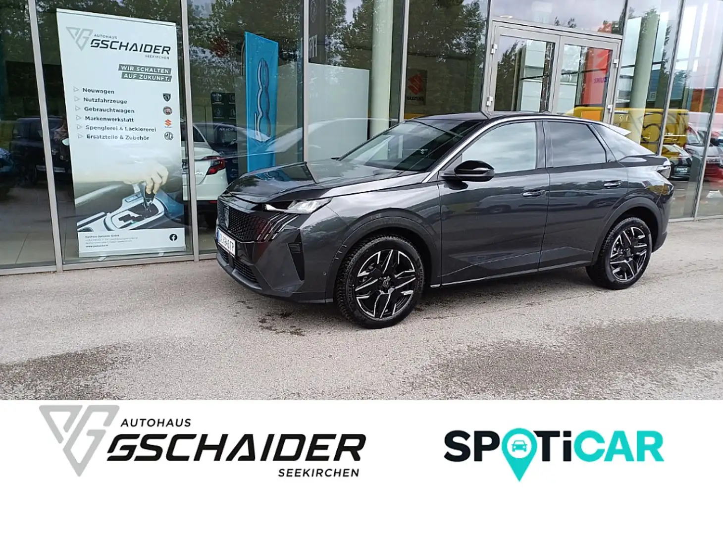 Peugeot 3008 Hybrid 136 E-DCS6 Allure Aut. Grau - 1