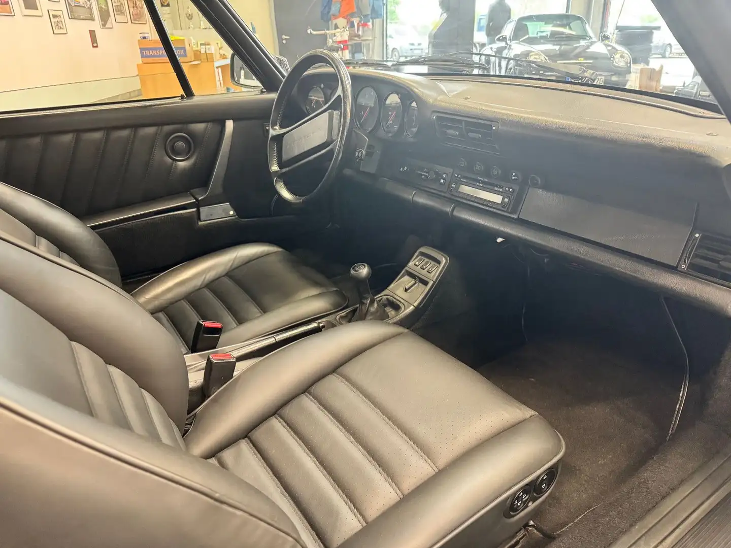Porsche 964 Carrera 2 Cabrio  Erstlack H-Kennzeichen Czarny - 2