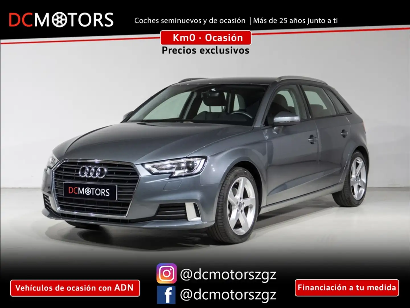 Audi A3 Sportback 1.0 TFSI Sport Edition 85kW Gris - 1