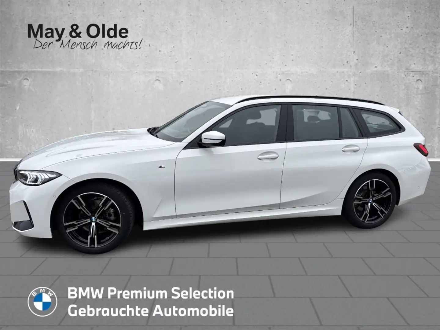 BMW 318 d Touring M Sport Widescreen 360° ACC AHK Weiß - 2