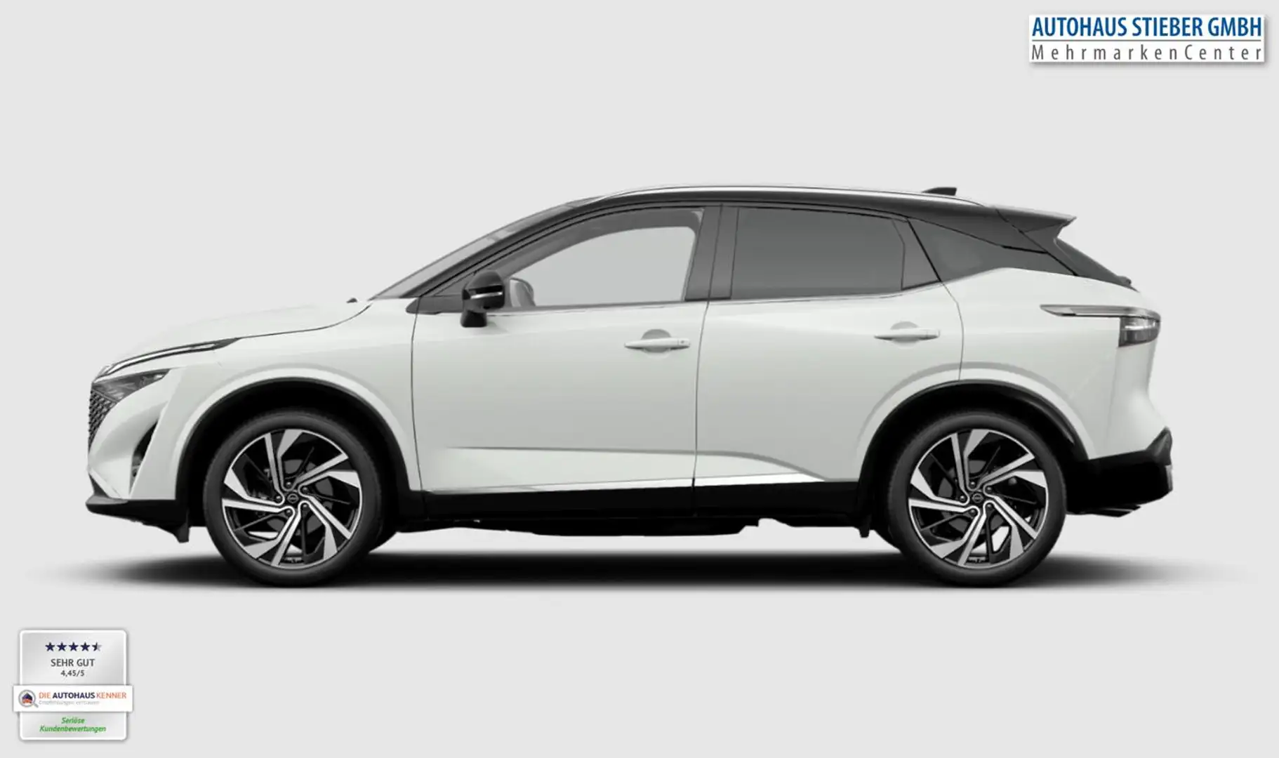Nissan Qashqai MHEV 158 CVT Tekna+ 20Z Pano BOSE Nav 116 kW (1... Weiß - 2