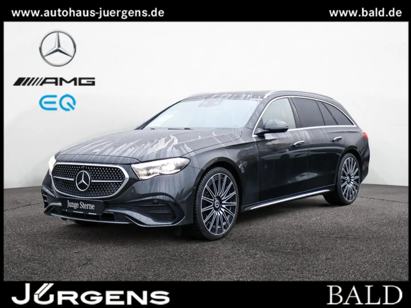 Mercedes-Benz E 450 d 4M T AMG-Sport/Pano/Distr/AHK/Airm/21' Grau - 1