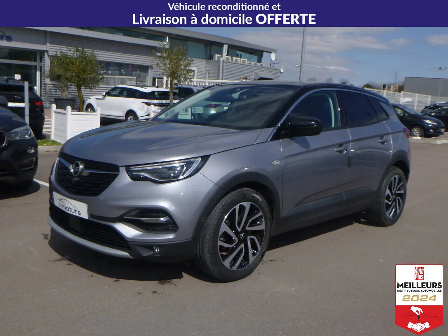 Opel Grandland X 1.2 Turbo 130 ch BVA8 - Ultimate + Cuir Gris - 1