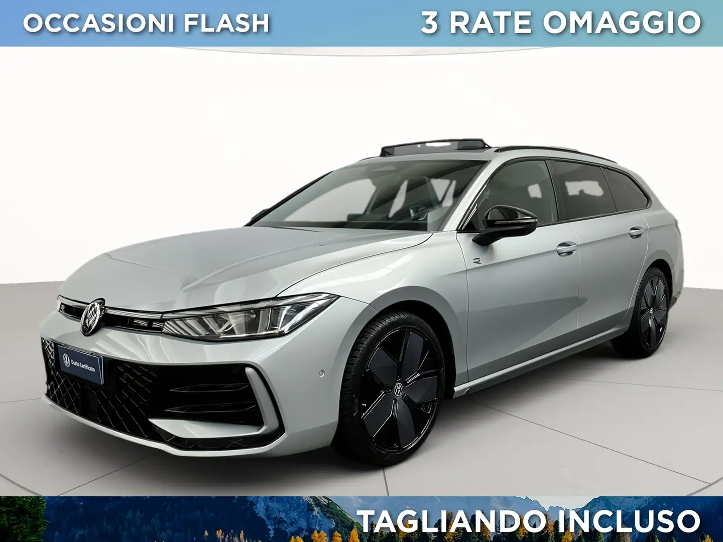 Volkswagen Passat Variant 1.5 etsi act r-line 150cv dsg Gris - 1
