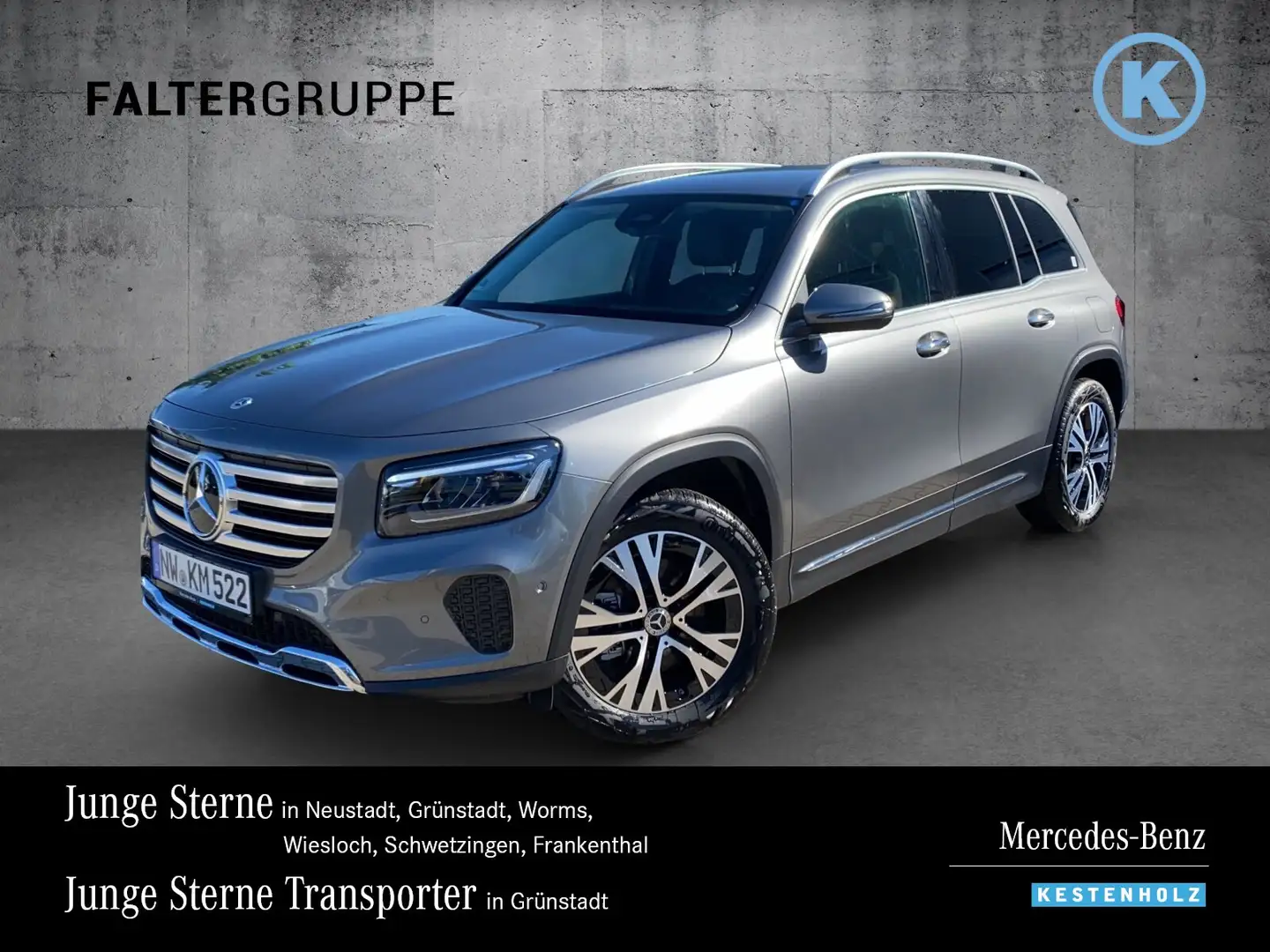 Mercedes-Benz GLB 200 GLB 200 PROGRESSIVE+KAM+DISTRO+AHK+EASYP+AMBI Navi Grau - 1