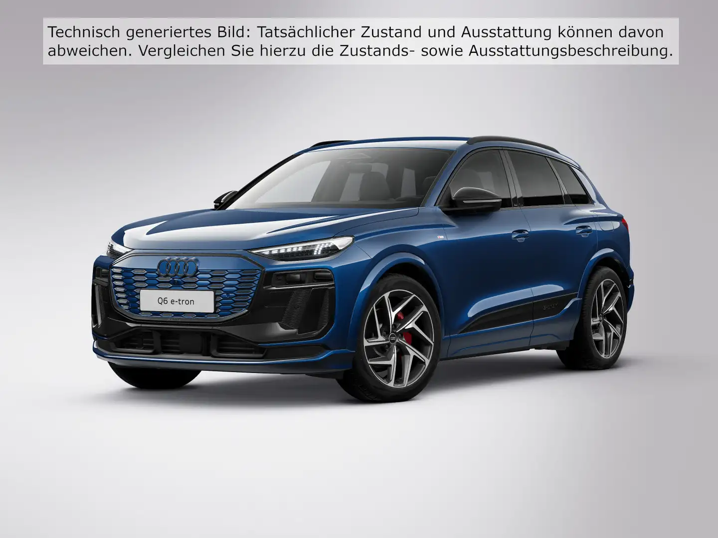 Audi Q6 e-tron edition one blue qua. Tech plus S line Blau - 2