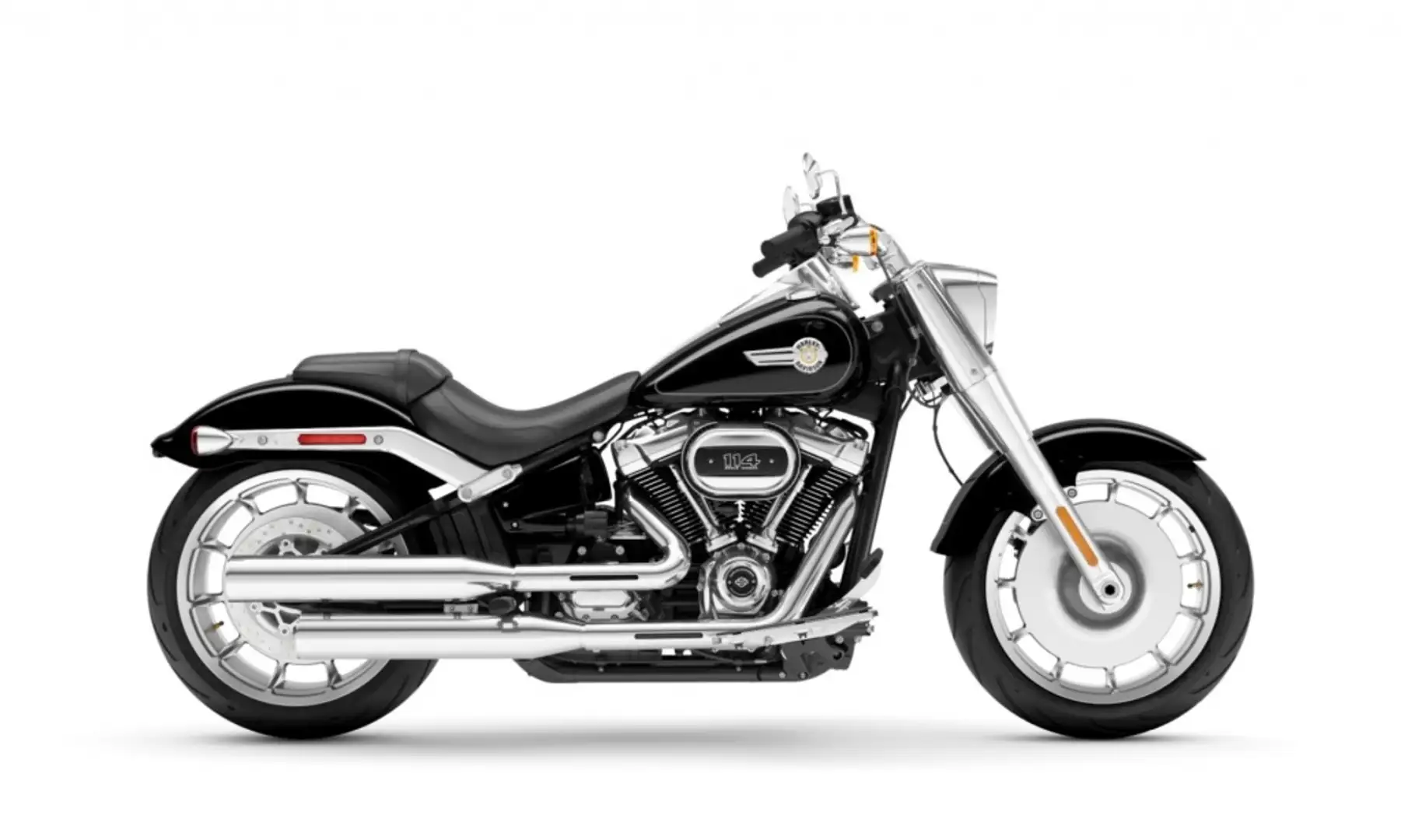 Harley-Davidson Fat Boy SOFTAIL FLFBS " STOCK DEAL " Negro - 1