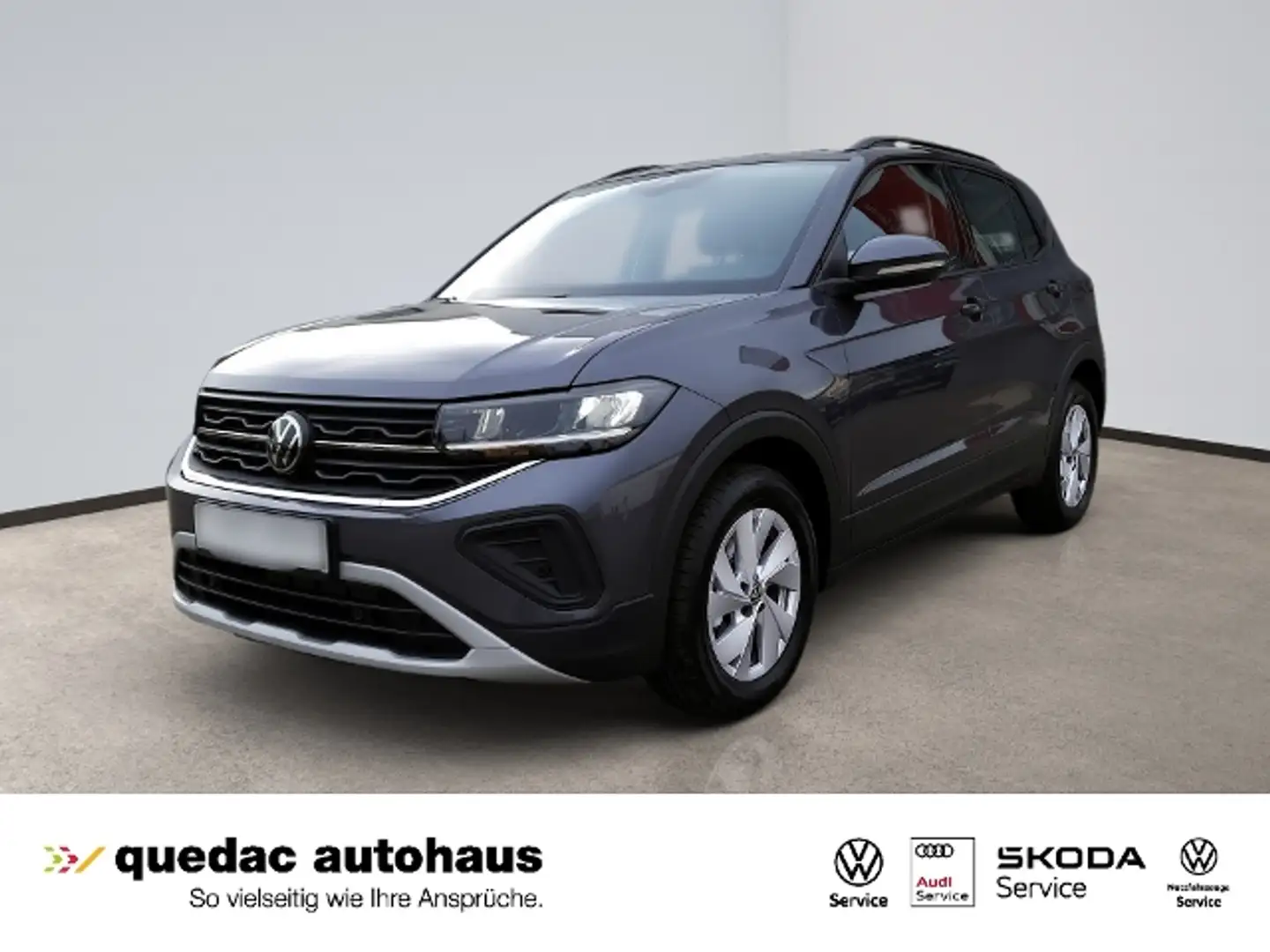 Volkswagen T-Cross 1.0 TSI DSG LED AHK PDC RFK Gris - 1