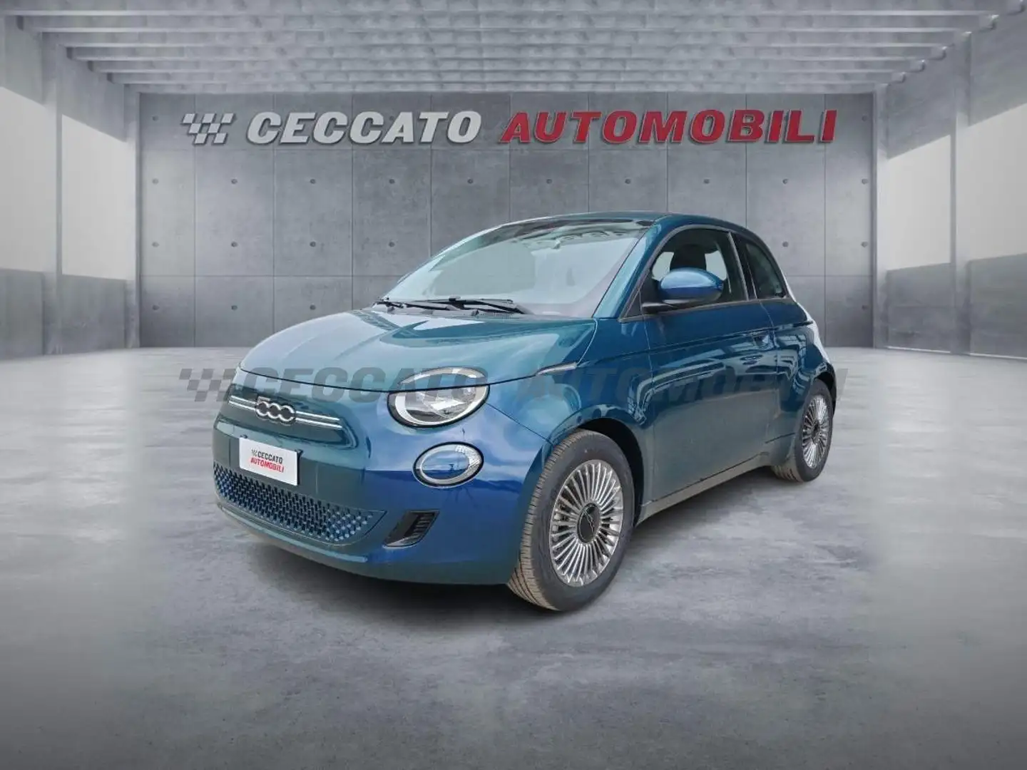 Fiat 500e 500e 42 kWh Bleu - 1