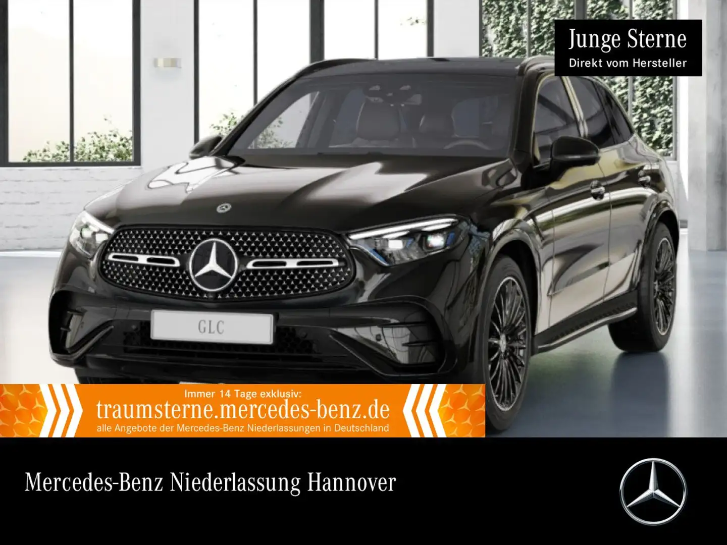 Mercedes-Benz GLC 450 d 4M AMG+NIGHT+PANO+360+BURMESTER+KEYLESS Zwart - 1