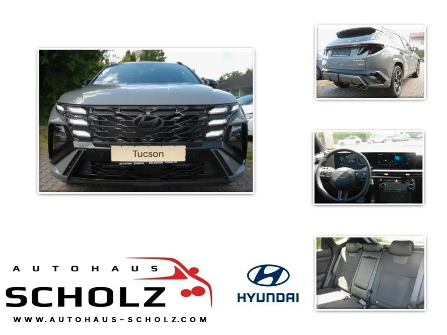 Hyundai TUCSON 1.6 T Hybrid N Line Auto 4WD Pano Digital Grau - 1