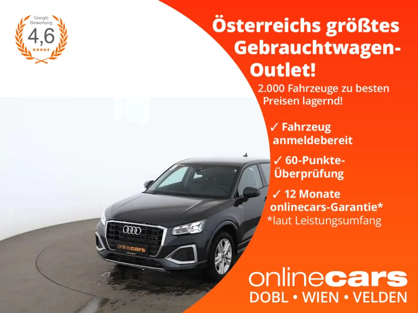Audi Q2 35 TFSI advanced Aut MATRIX RADAR NAVI R-CAM Grau - 1