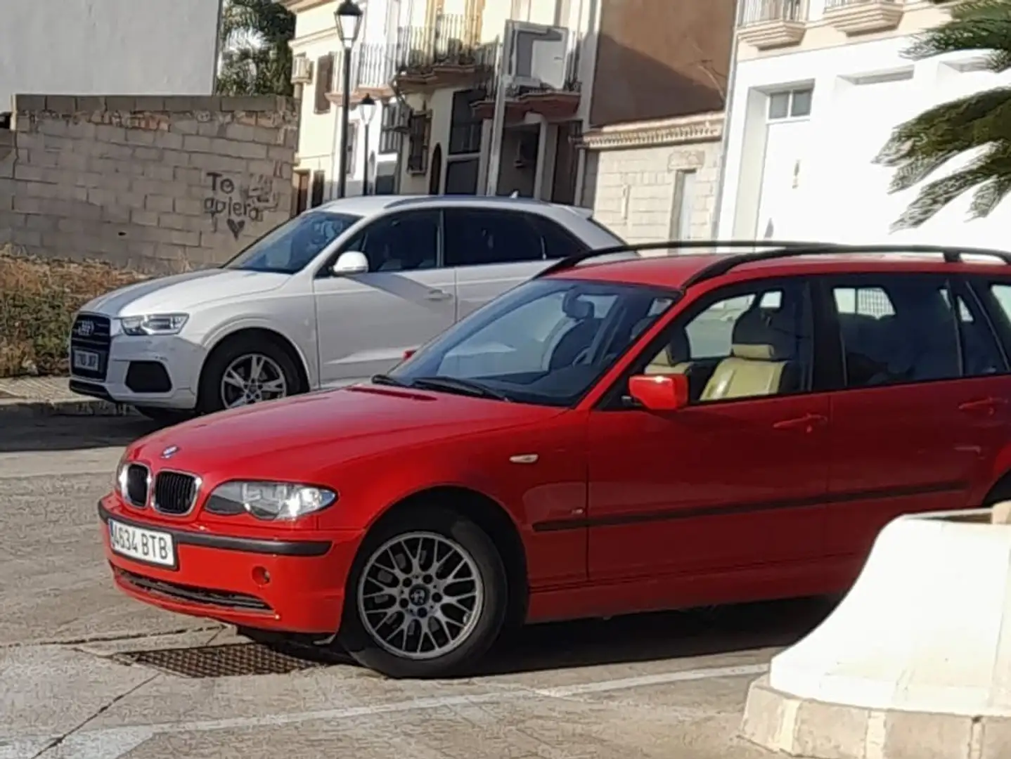 BMW 320 320d Touring Rojo - 2