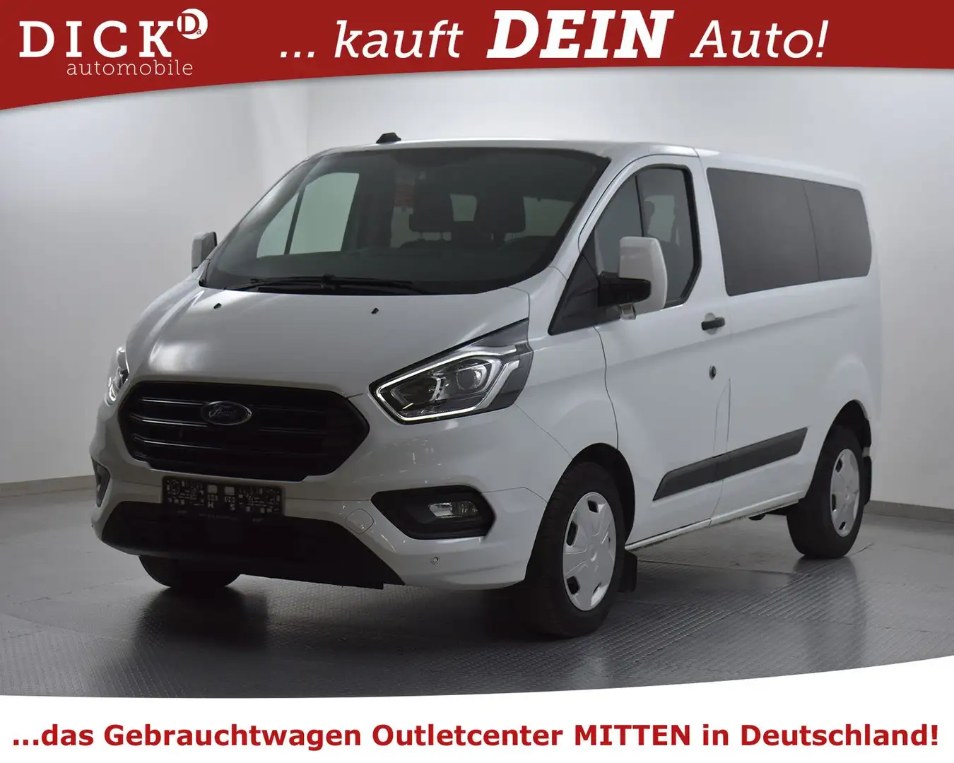 Ford Transit Custom Transit Cust 2.0d Aut. 9SIT+KLIMA+PDC+MFL+TEMP+ Weiß - 2