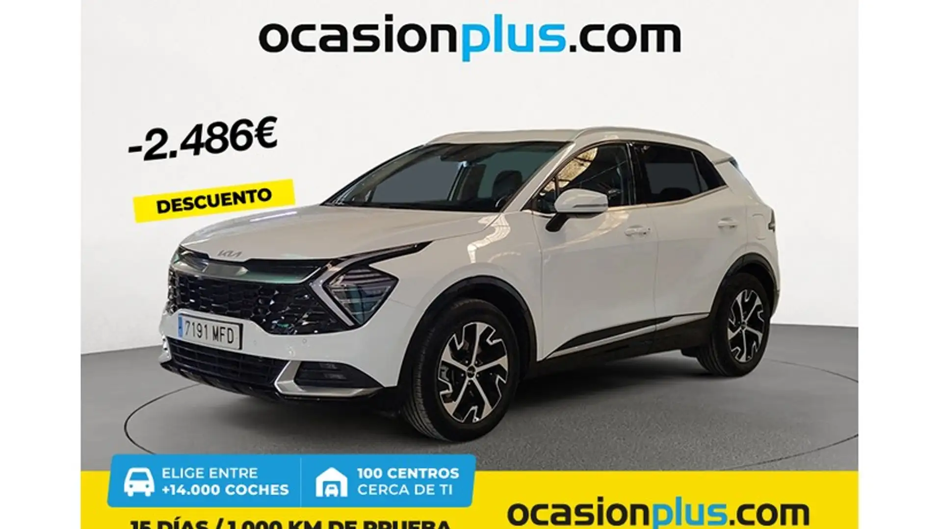 Kia Sportage 1.6 T-GDi MHEV Tech 150 Blanco - 1
