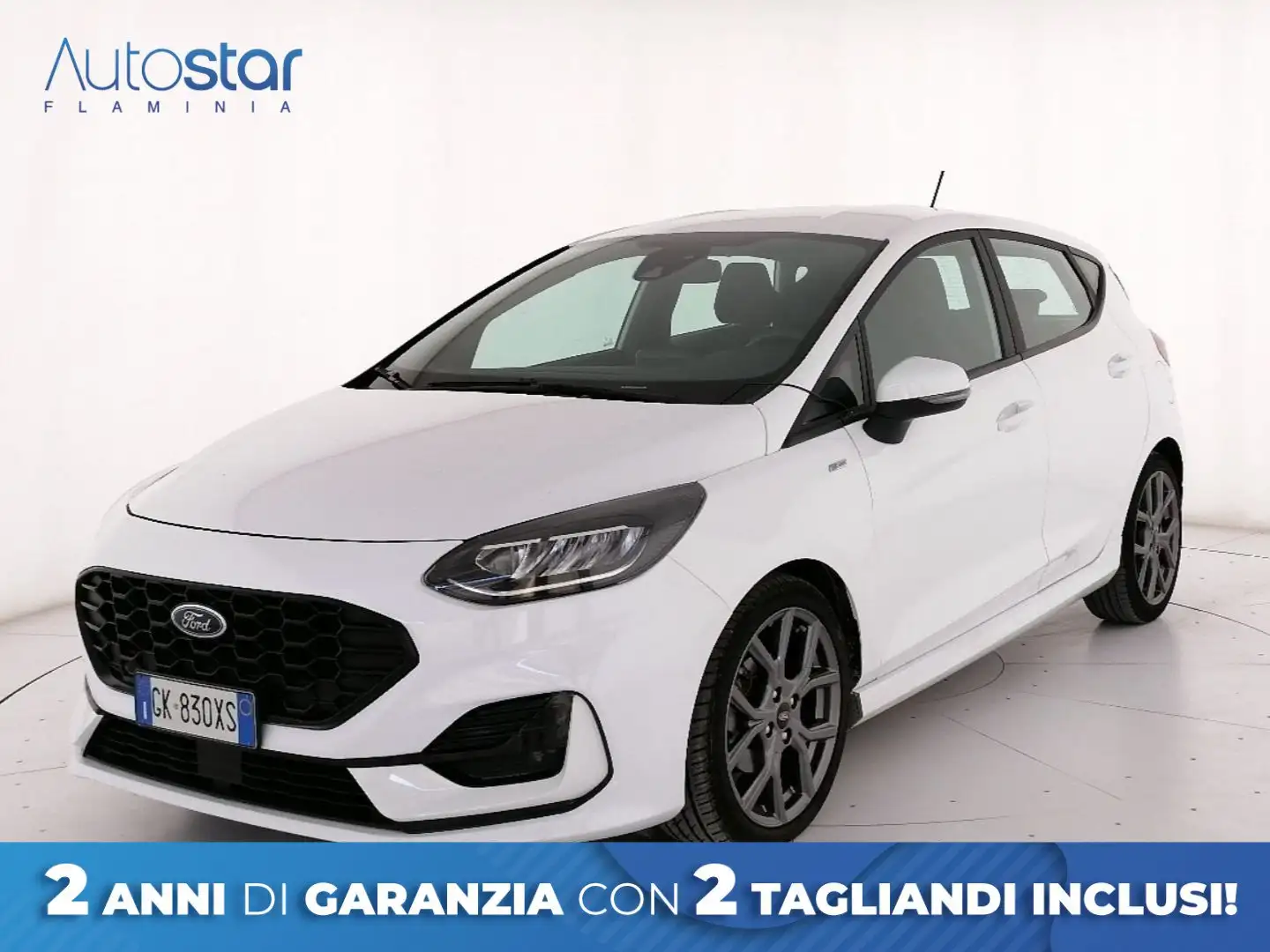 Ford Fiesta 5p 1.0 ecoboost h ST-Line 125cv Bianco - 1