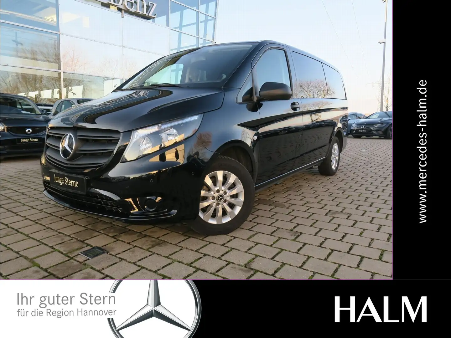 Mercedes-Benz Vito 114 CDI Tourer Lang Rückfahrkamera 8-Sitze Schwarz - 1