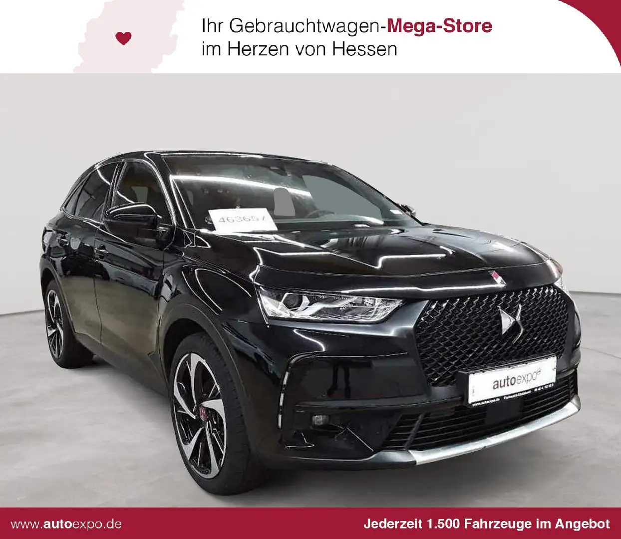 Citroen DS DS7 Crossback PureTech 180 Aut. PERFORMANCE LINE + Schwarz - 1