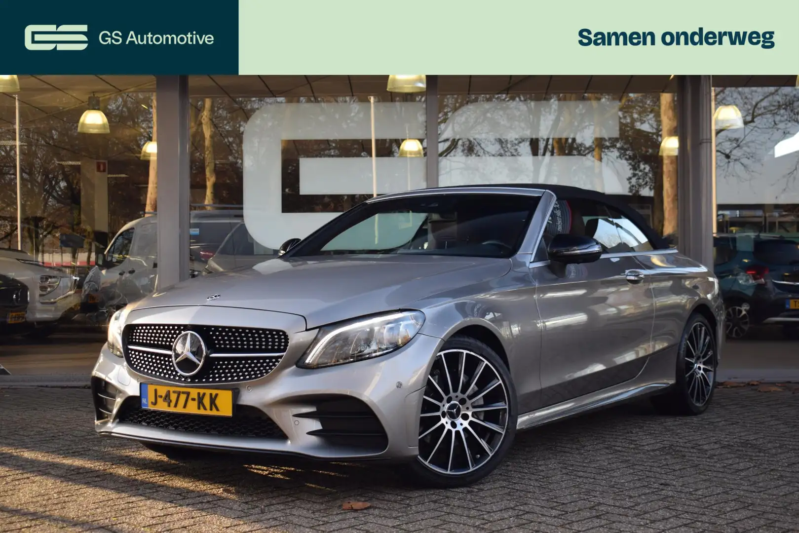 Mercedes-Benz C 180 Cabrio AMG Premium Plus BURMESTER|AIRSCARF|360CAM| Gris - 1