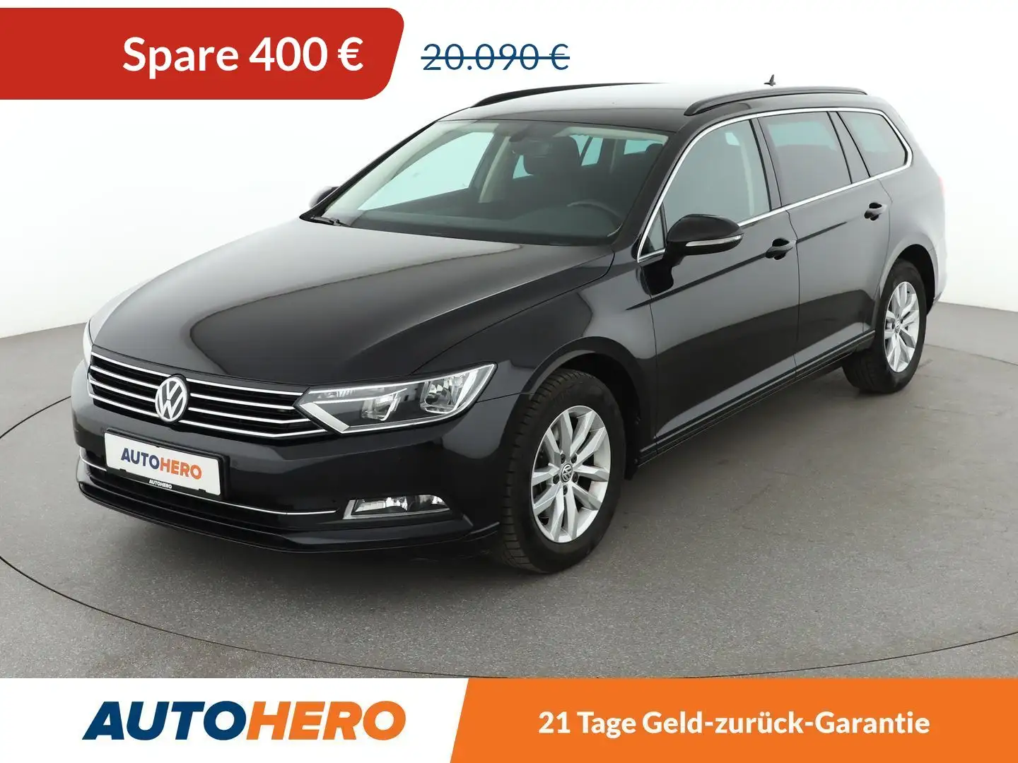 Volkswagen Passat 2.0 TDI Comfortline BlueMotion *ACC*NAVI*PDC*SHZ* Schwarz - 1