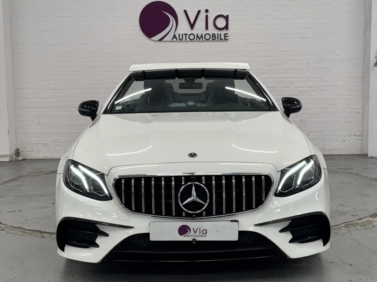 Mercedes-Benz E 220 Cabriolet 220 d 220D 194 ch AMG LINE Blanc - 2