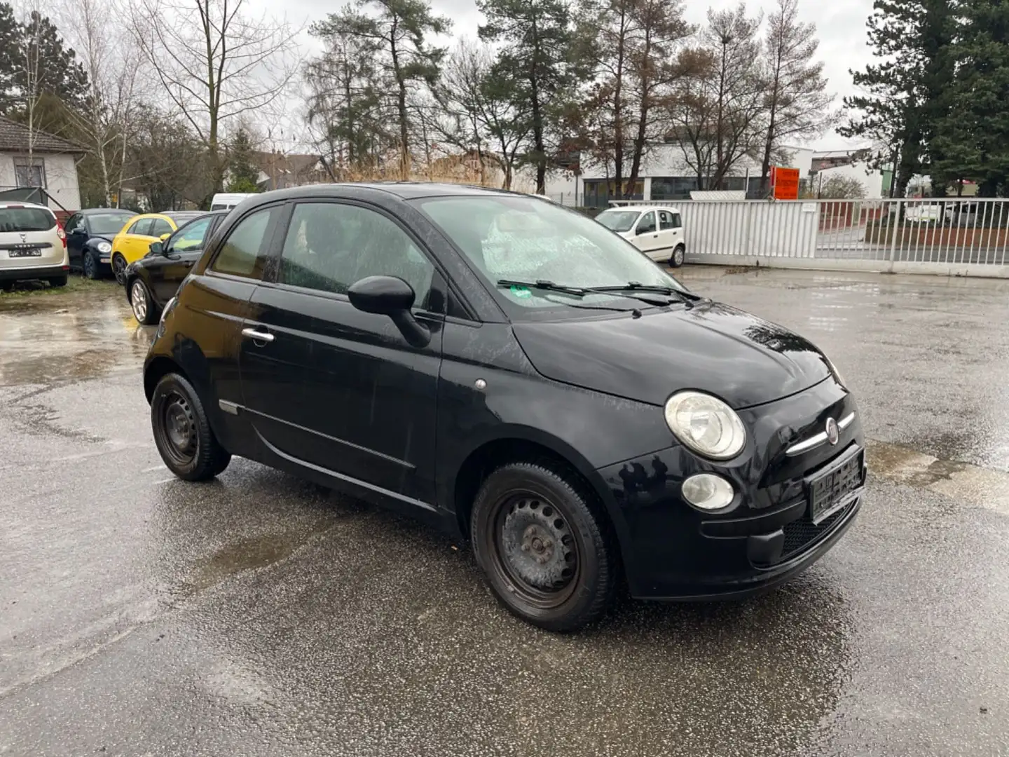 Fiat 500 Pop 8-Fach bereift TÜV neu Schwarz - 2
