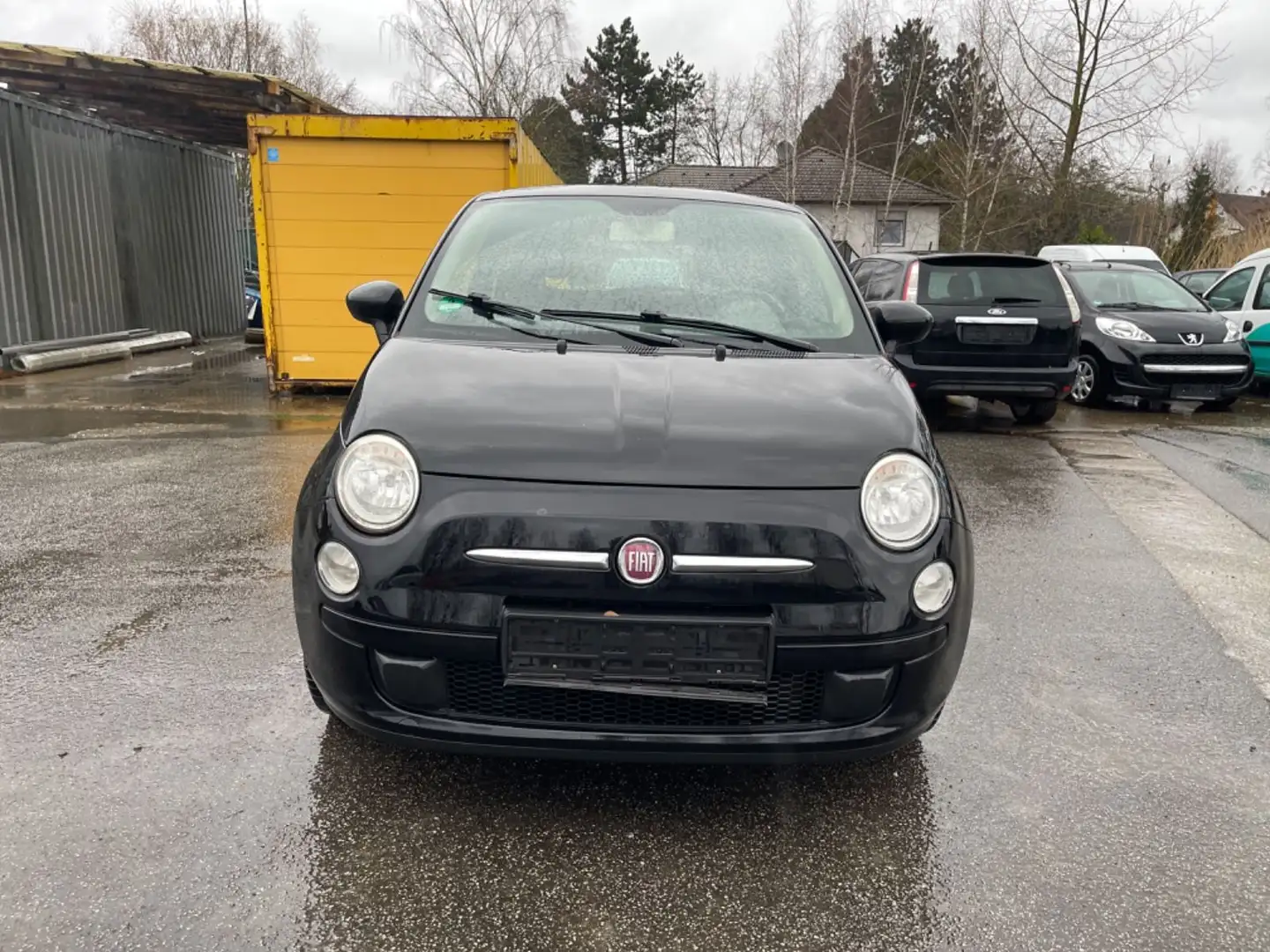Fiat 500 Pop 8-Fach bereift TÜV neu Schwarz - 1