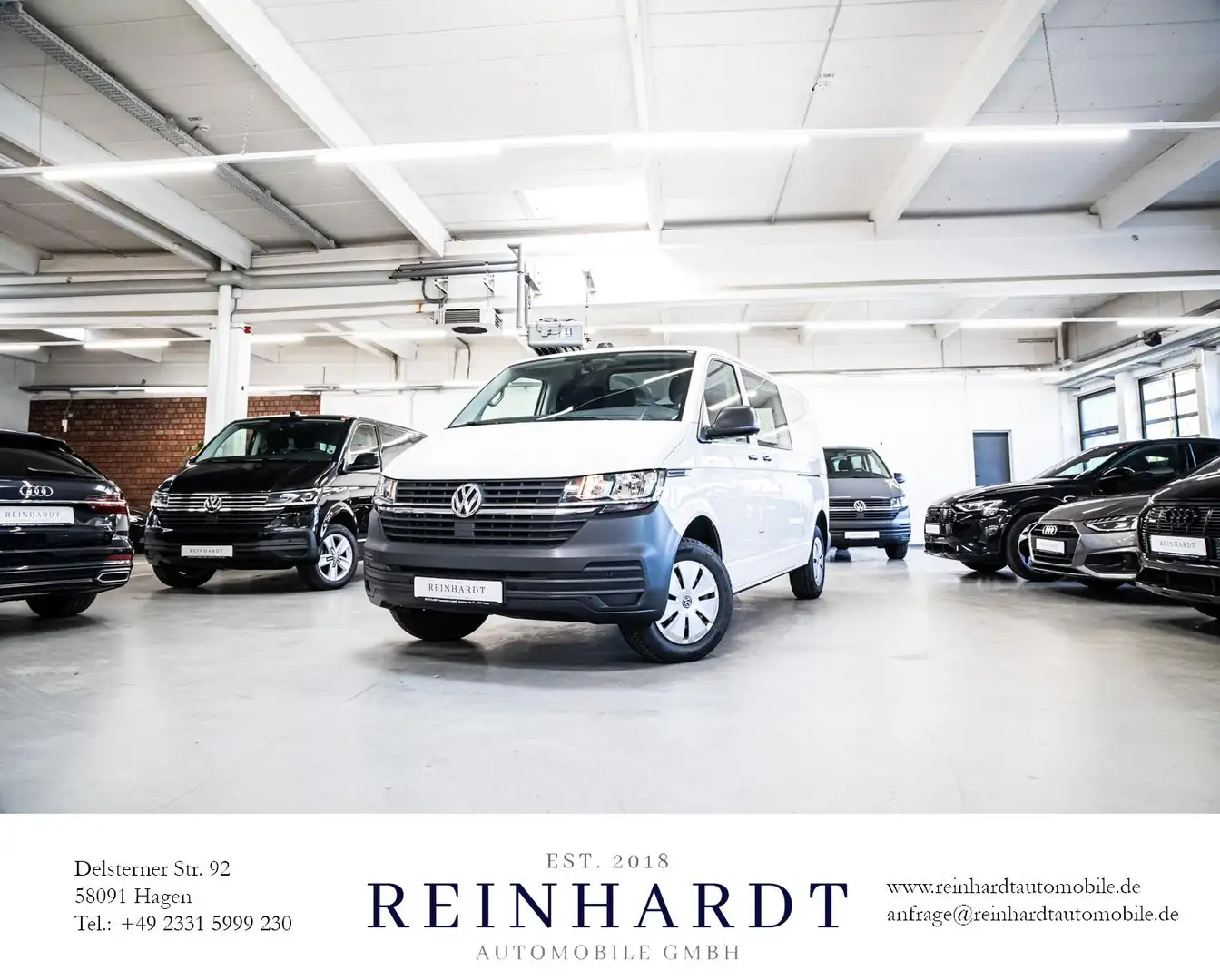 Volkswagen T6.1 Transporter LANG 2.0TDi DSG/APP-C/KAMERA/SH Alb - 1