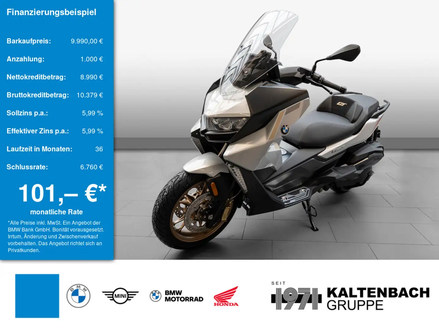 BMW C 400 GT KOMFORT-P. GRIFFHEIZUNG LED SHZ Silber - 1