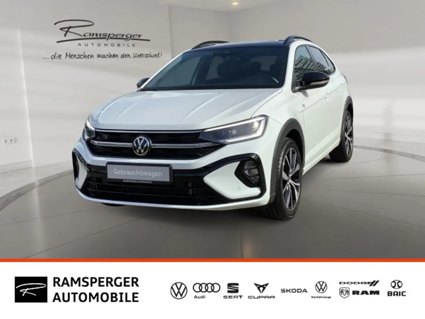 Volkswagen Taigo 1.5 TSI DSG R-Line AHK Matrix 18 Zoll Kame Weiß - 1