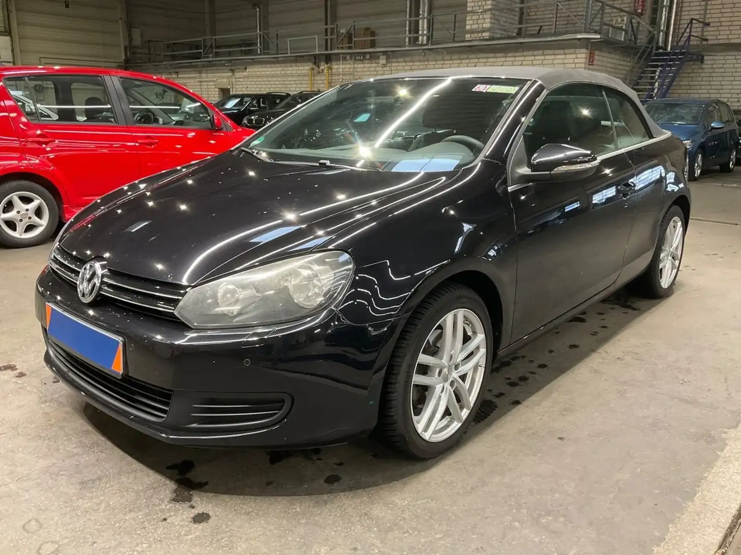 Volkswagen Golf Cabriolet XI 1.6 TDI Scheckhft 2Hd Tüv 3/27 SHZ PDC Alu17 Noir - 2